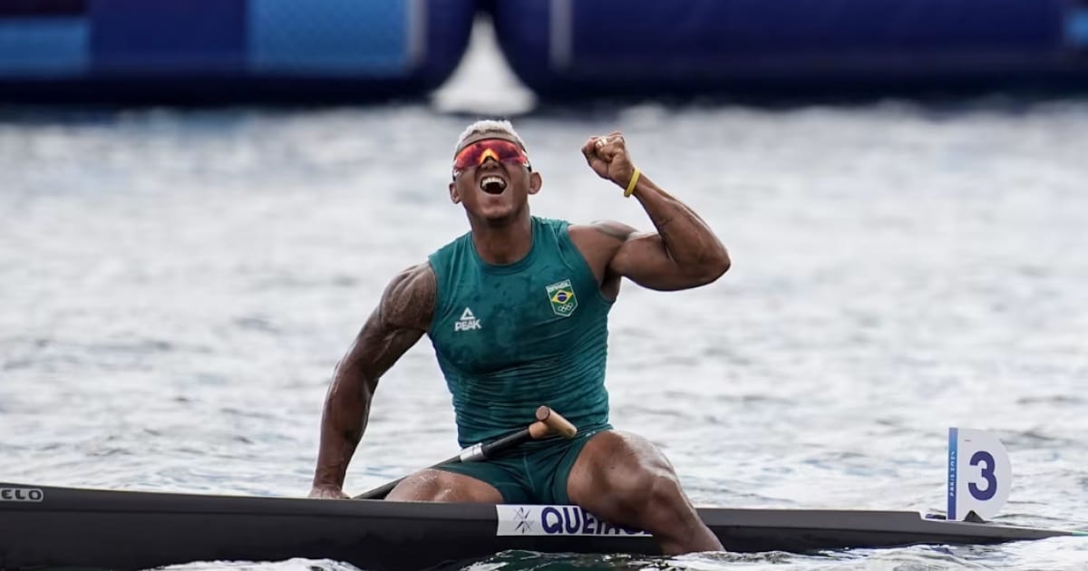 É penta: Baiano Isaquias Queiroz conquista ouro no C1 500m do Mundial de Canoagem Velocidade pela quinta vez
