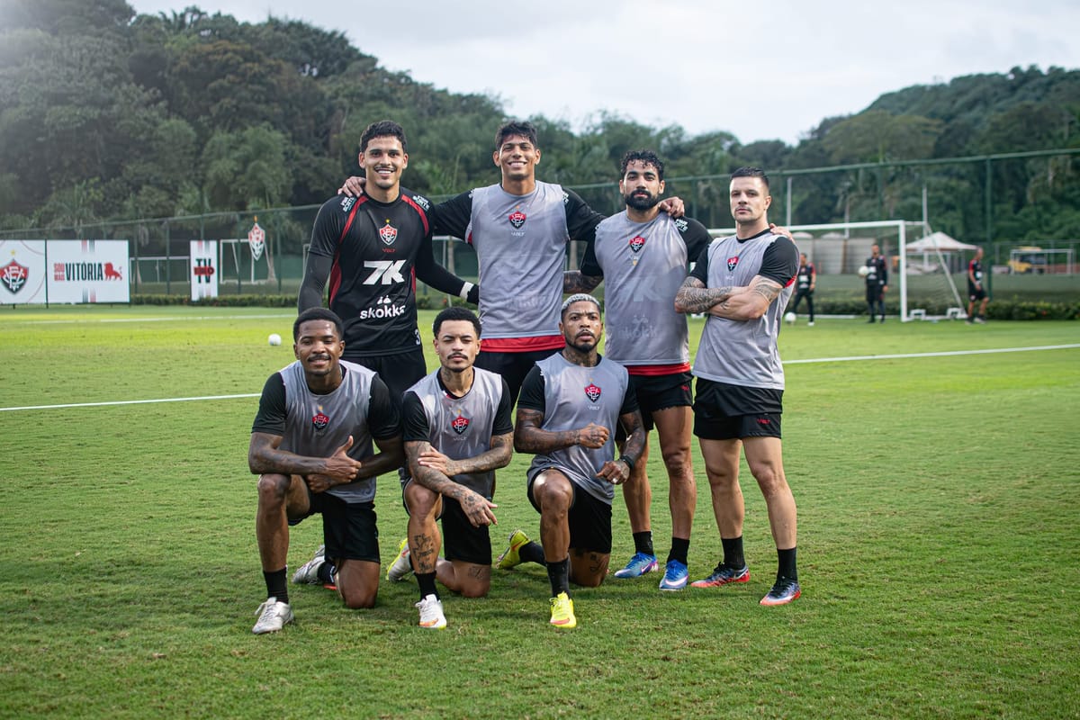Vitória se reapresenta e começa preparação para enfrentar o Botafogo