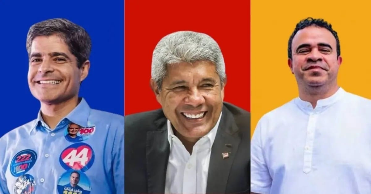 Bahia: Confira as agendas de campanha dos principais candidatos ao governo nesta segunda
