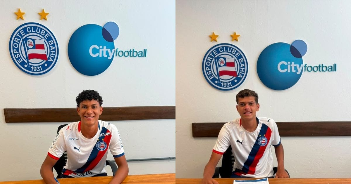 Bahia profissionaliza contratos de duas lideranças do Sub-17; veja detalhes