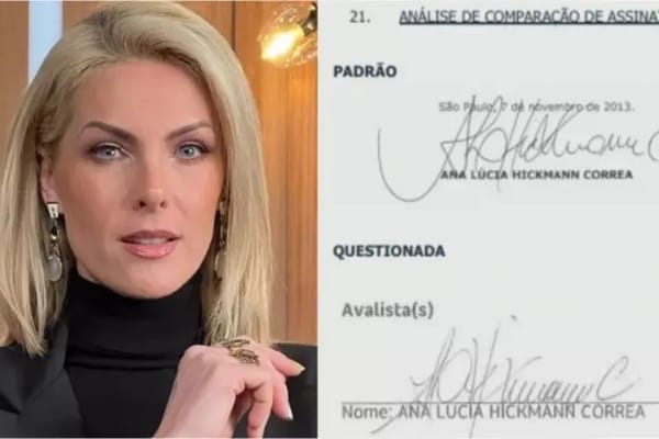 Justiça atesta assinatura falsa de Ana Hickmann e a livra de dívida de R$ 1 milhão